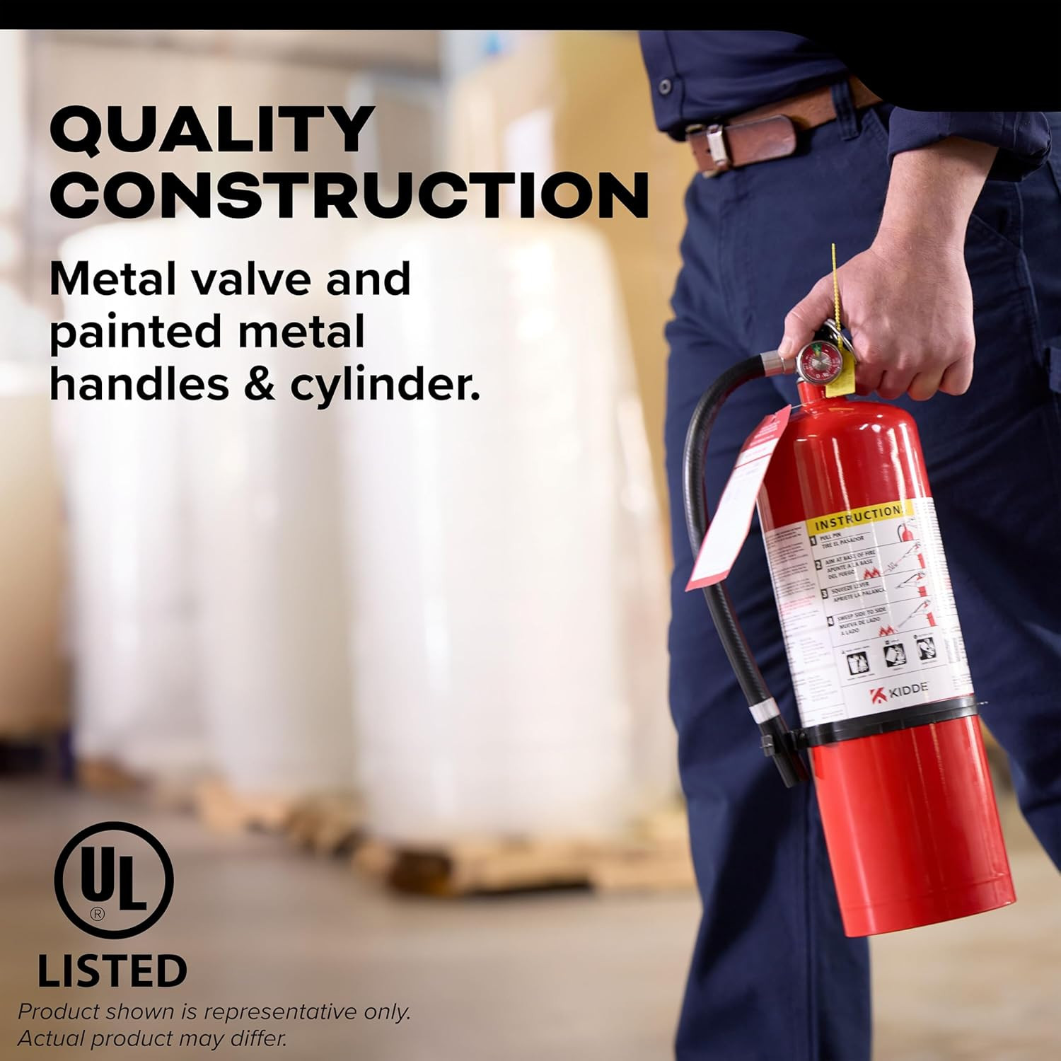 Kidde Pro 210 Commercial Fire Extinguisher, 2-A:10-B:C, PRO-4MP-1, 2 Pack | Rech