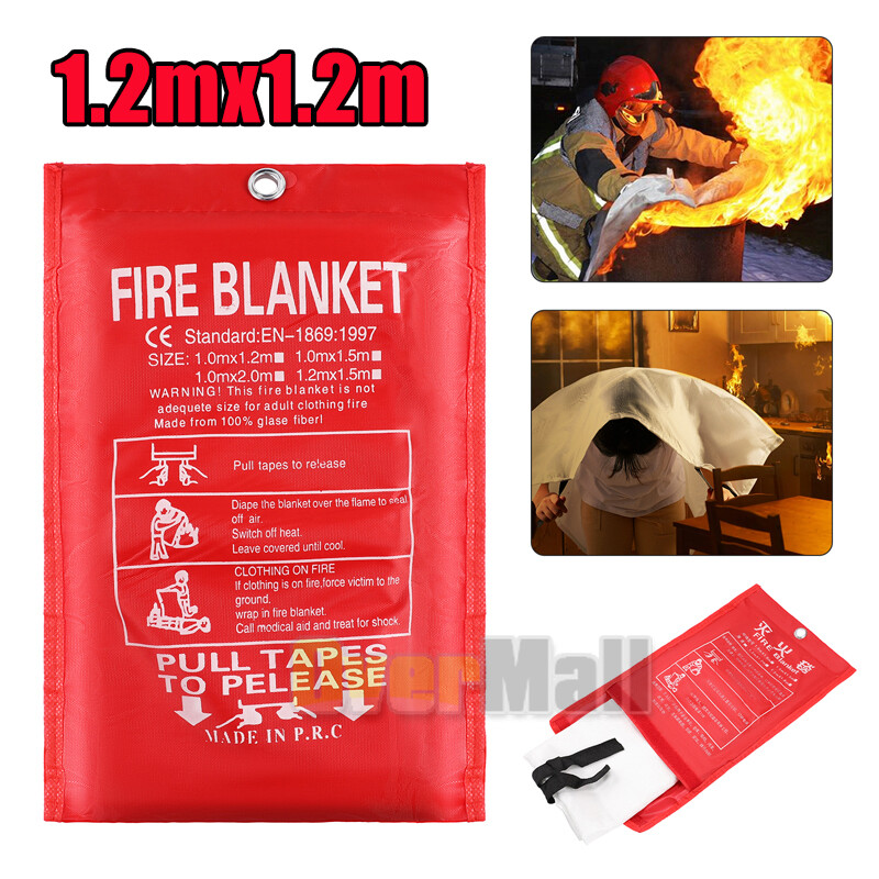 47″X47″ Fire Blanket Emergency for Home Car Fiberglass Fire Suppression Blanket