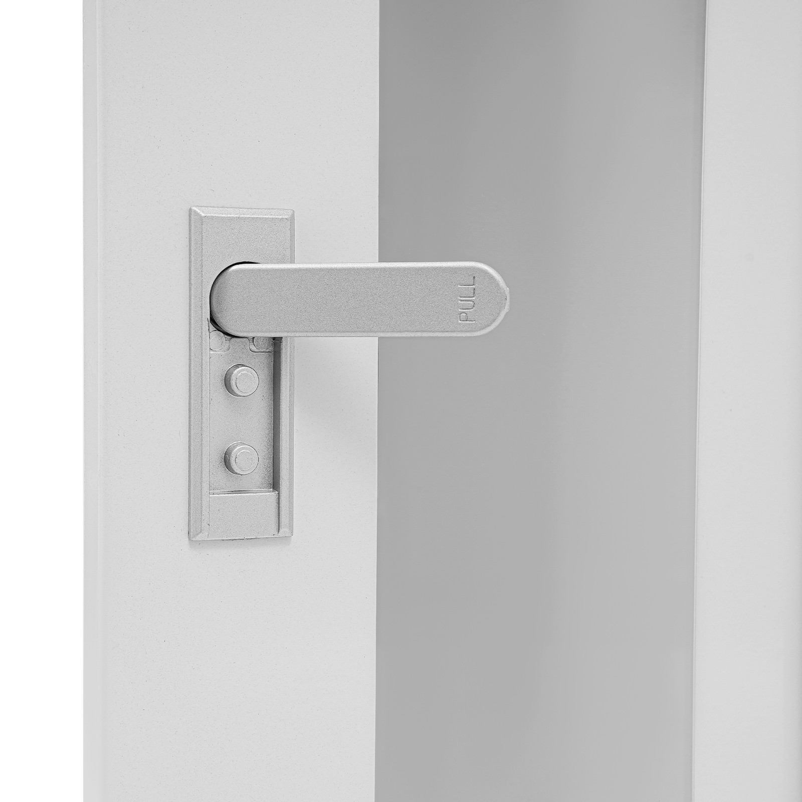 Commercial Fire Extinguisher Cabinet Steel Glass Wall Mount 66x25x20cm