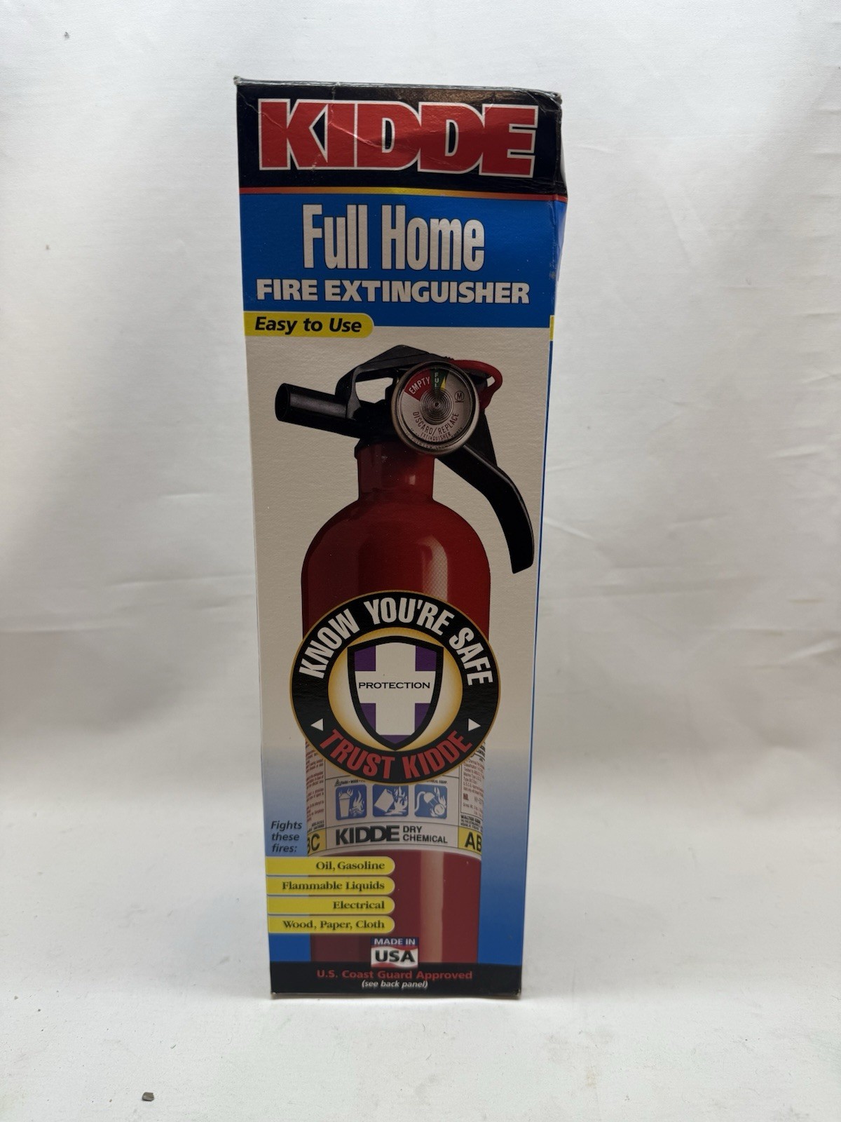 Kidde Fire Extinguisher FULL HOME 1-A:10-B:C 466142 Model KFH/FA110G