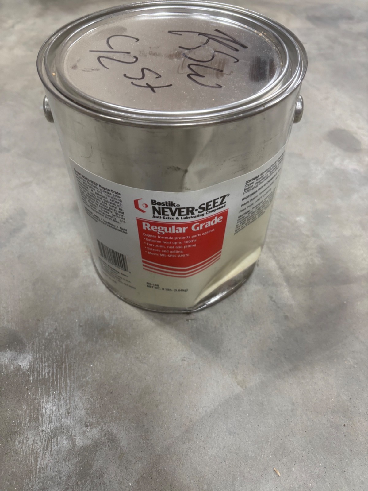 Bostik NS-168 Never-seez – 30854504 – 8lb Can Anti-seize Andpressure Lu, Can