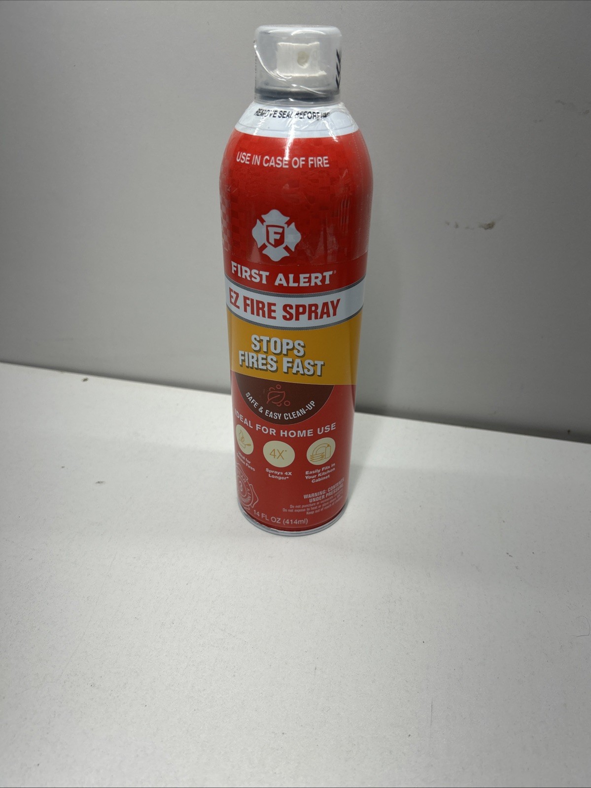 Fire Extinguisher EZ Sealed Spray Stops Fires Fast Safe & Easy Clean-up 14 fl oz