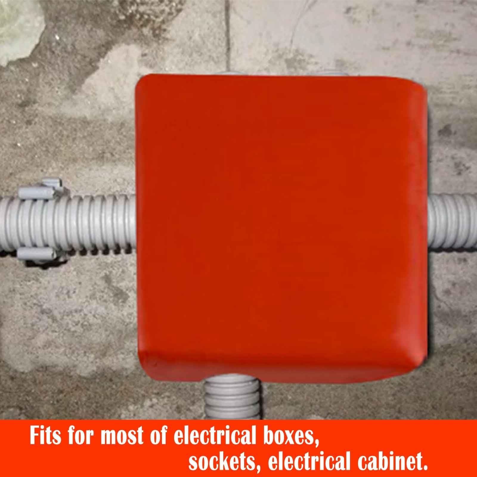 Moldable Fire Barrier Putty Pads – Adhesive Electrical Wall Firestop for Sockets