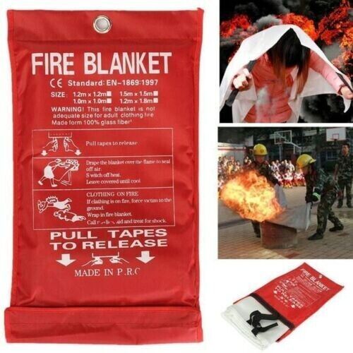 Fire Blanket – X-Large Fiberglass Fire Blanket Fire Kitchen Suppression Blanket