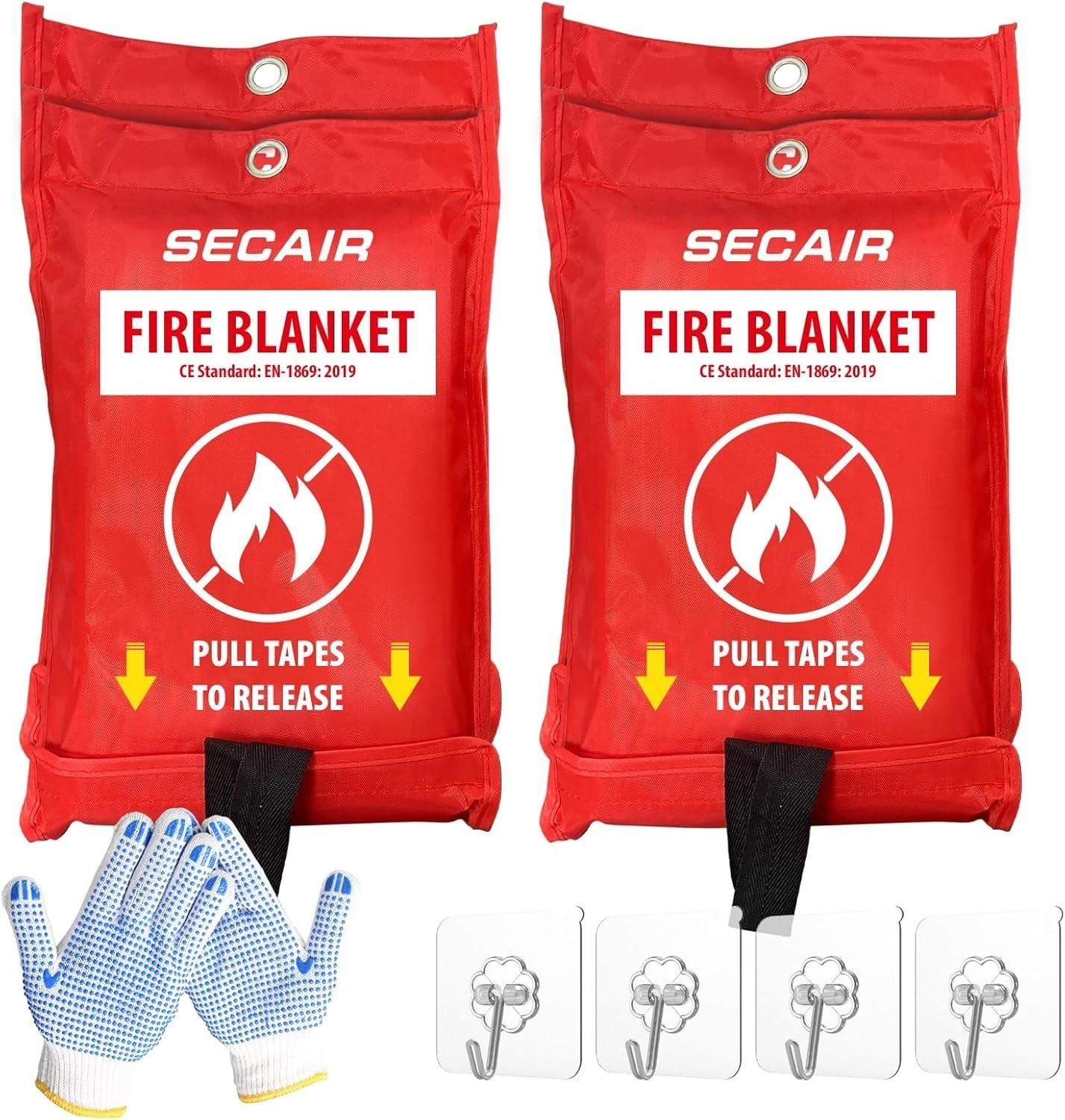 Emergency Fire Blanket Home & Kitchen Fiberglass Fire Suppression Blanket Great