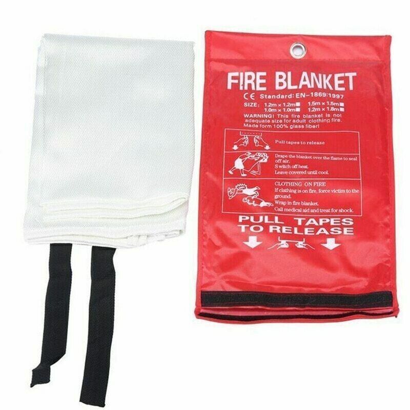 14Pc Wholesale Lot Prepared Emergency Fire Blanket 39”x39” Fiberglass Blanket