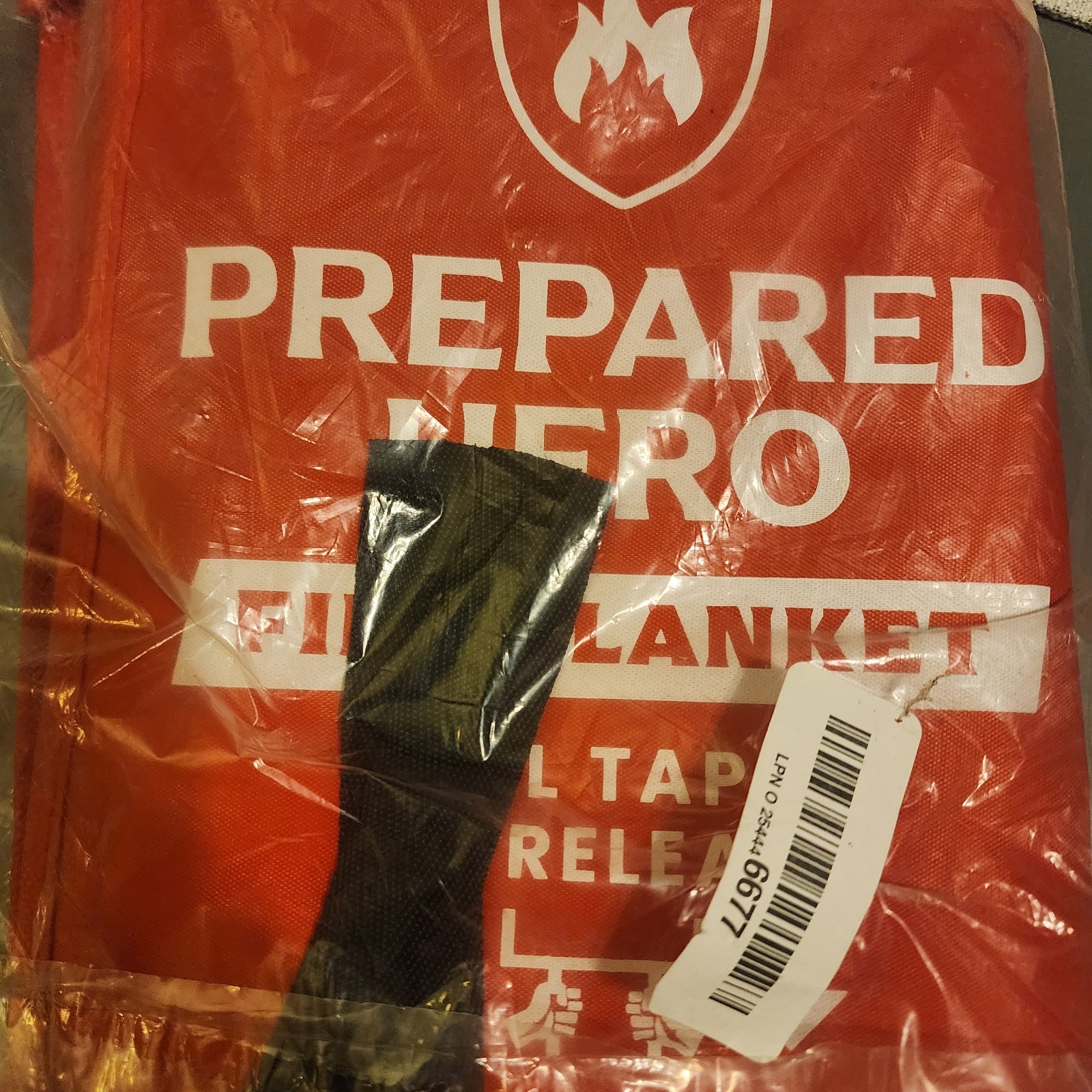 2 Pack – Prepared Hero Fire Blanket 39″×39″ Fiberglass Home Emergency Safety New