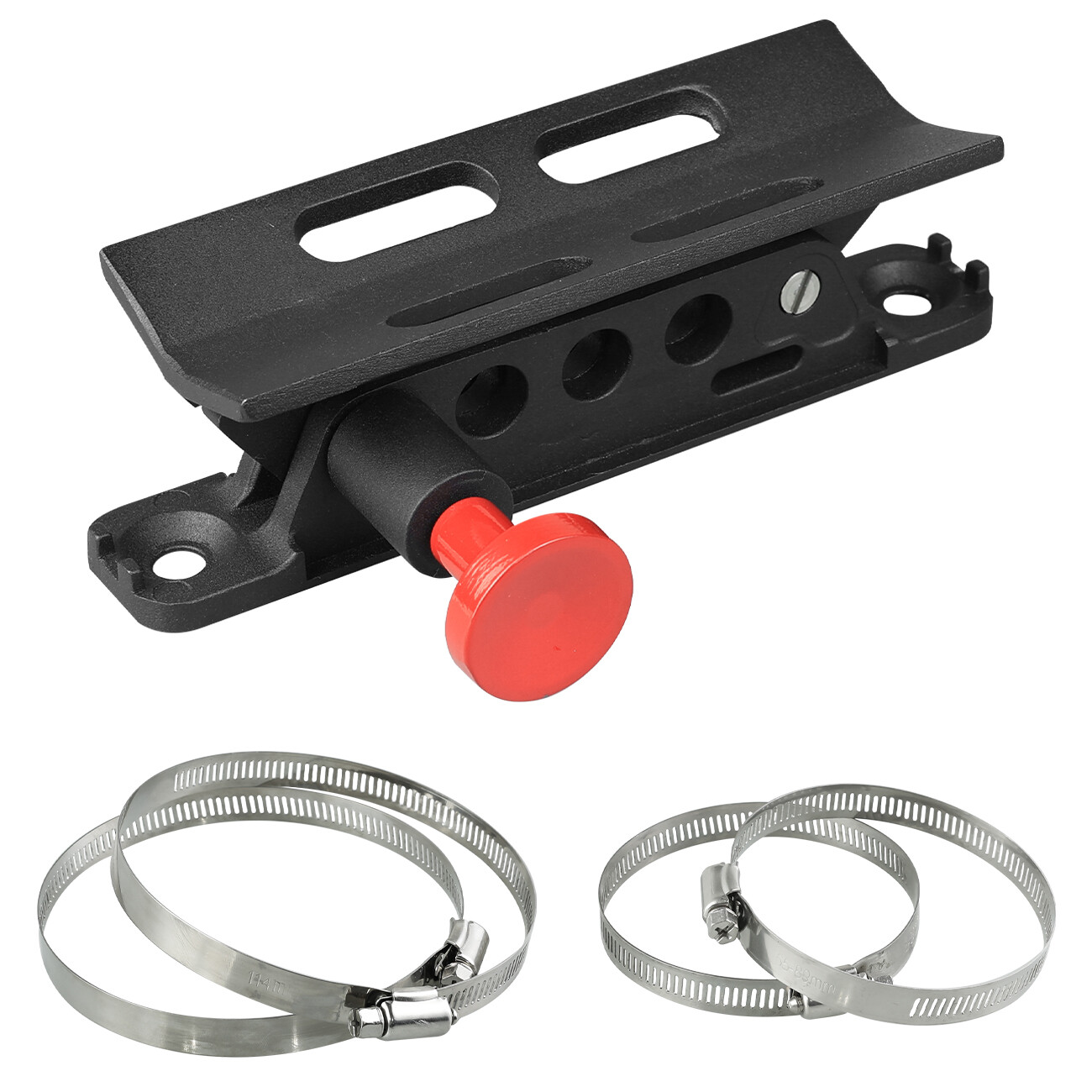 Universal Aluminum Roll Bar Mount Bottle Fire Extinguisher Holder Bracket Car