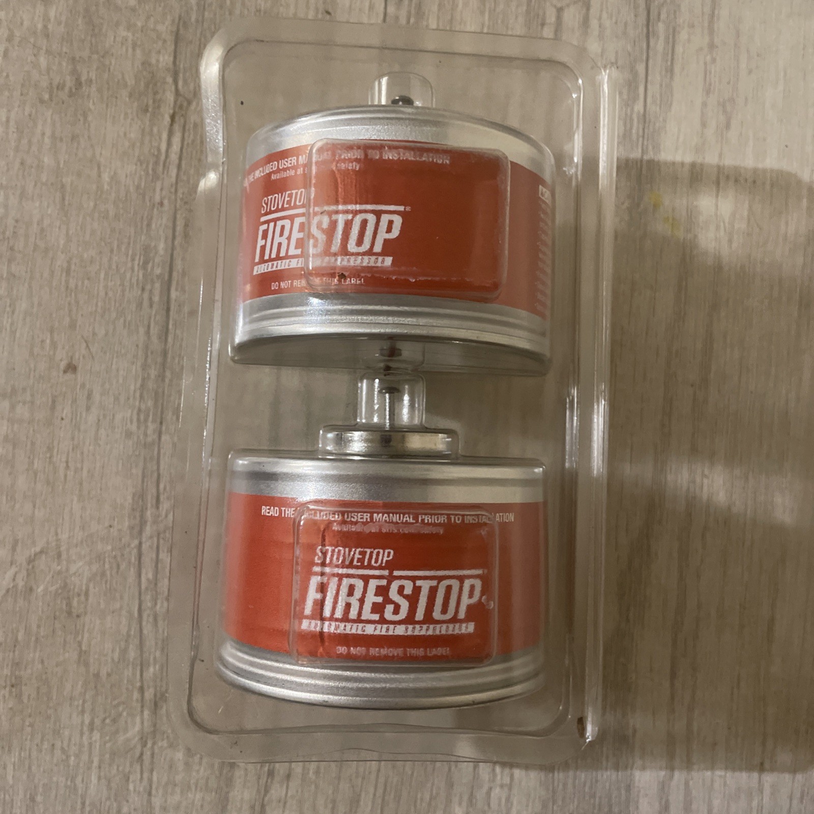 StoveTop Firestop 675-3 Range Hood Fire Extinguishers 2 Pack Exp Jul 2027
