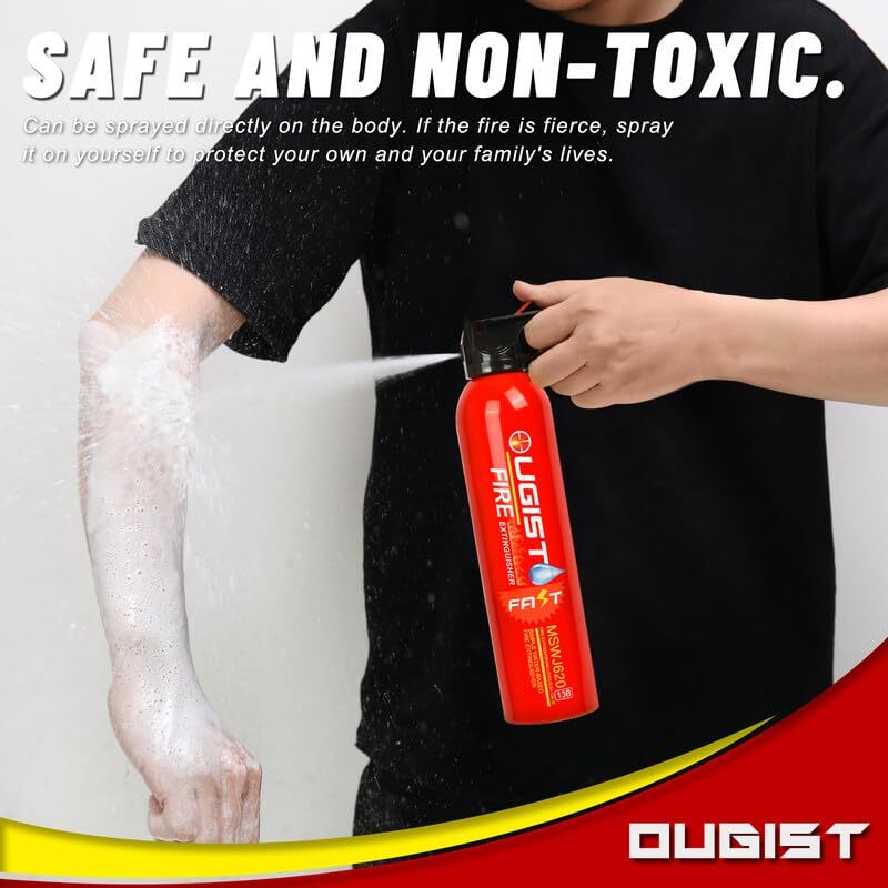 4 In1 Fire Extinguisher with Mount Fire Extinguishers for the House/Car/Kitchen