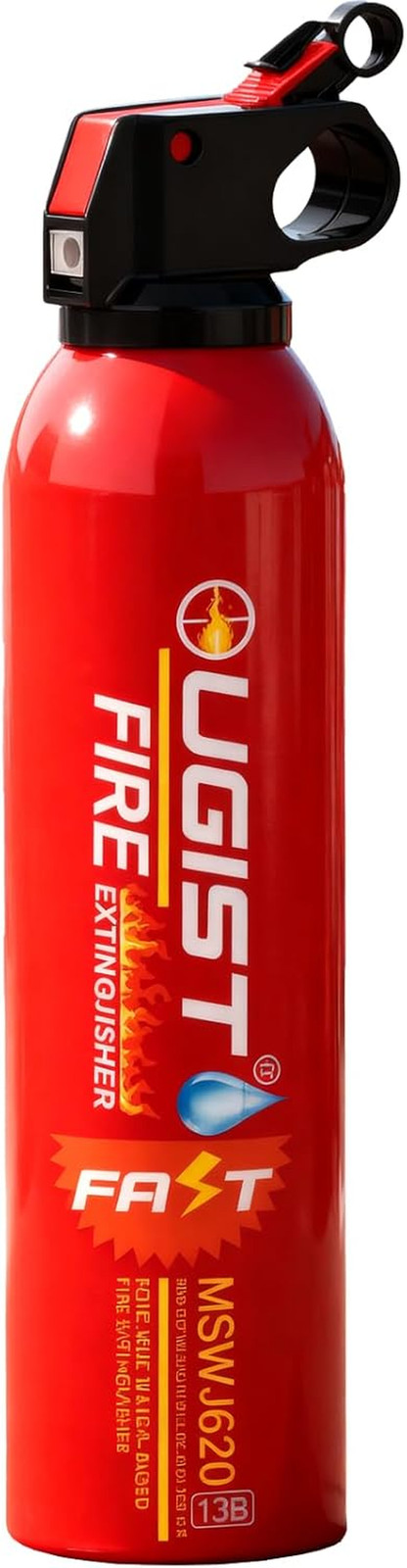 Ougist Small Portable Fire Extinguisher for Home and Car, 21Oz Each, 1-Pack, Wat