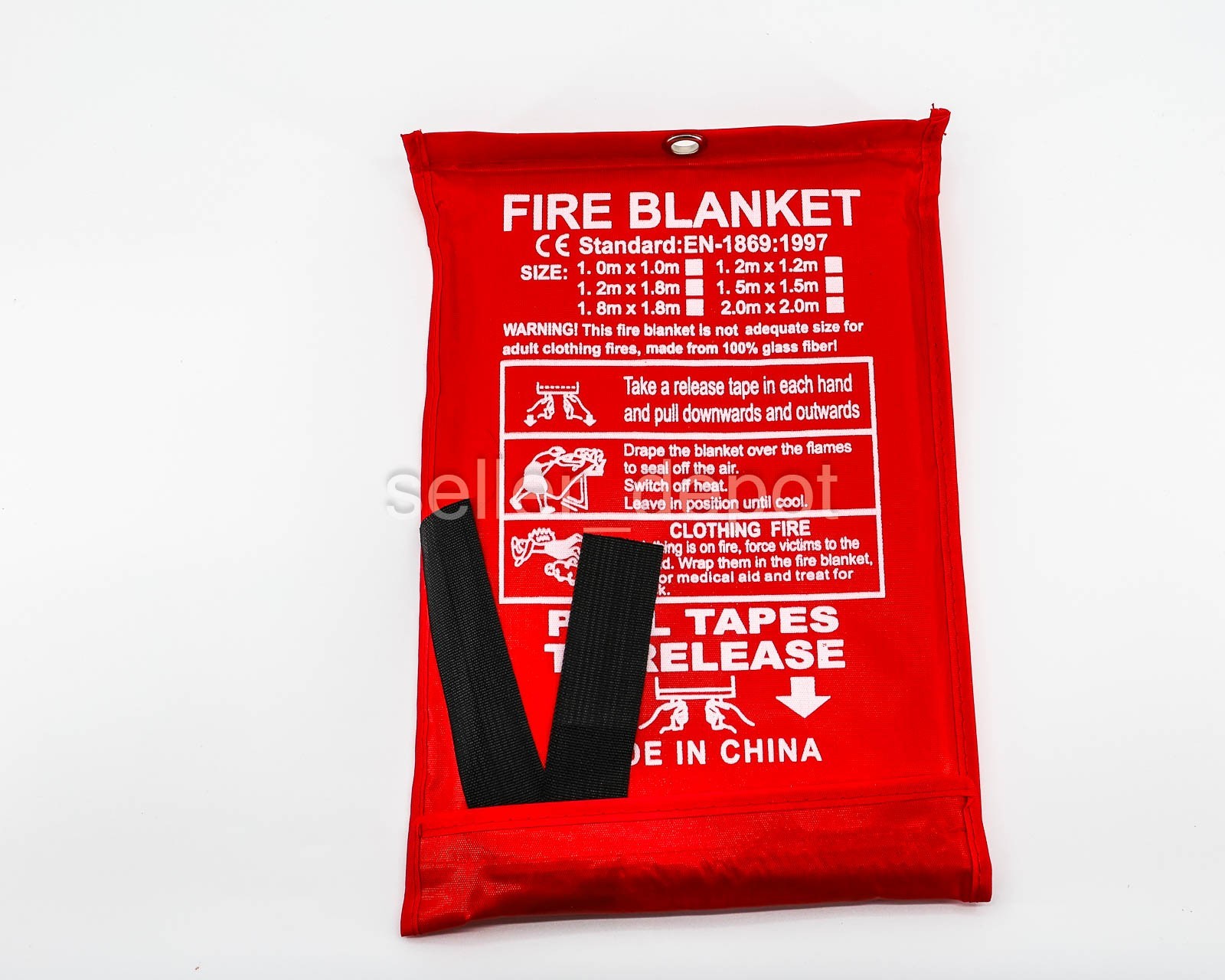 FIRE BLANKET 39”x39” Retardant Fiberglass Blanket Prepared Emergency 2 PACK
