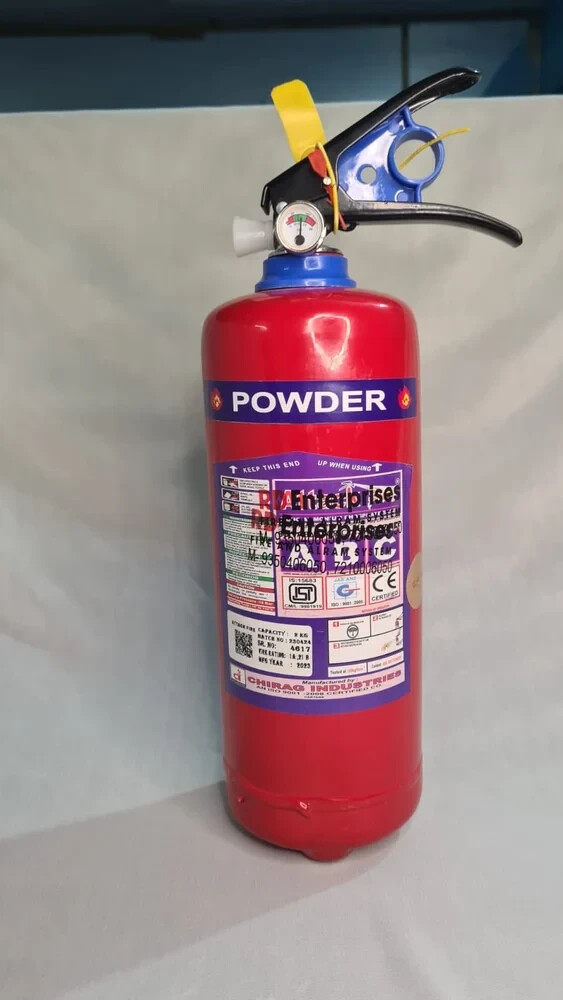 Fire Extinguisher 2kg ABC Powder Stainless Steel -30 DegreeC to +60 DegreeC