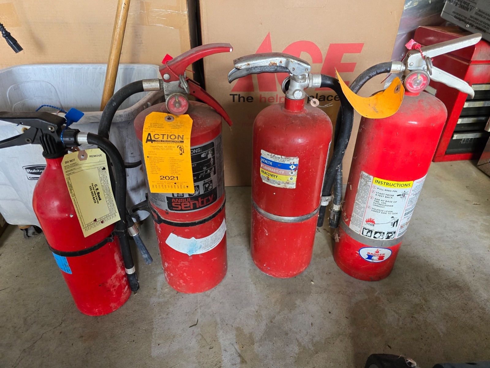 5LB ANSUL SENTRY AA05S-1 – ABC Dry Chemical Fire Extinguisher