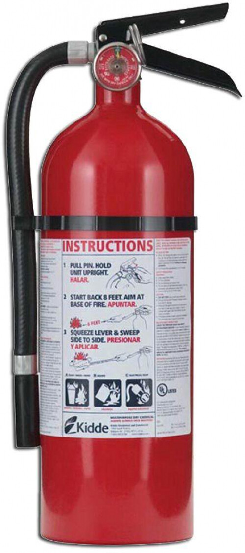 Fire Extinguishers Pro 210 2-A;10-B;C Rechargeable Job Site Work Truck 2-Pack