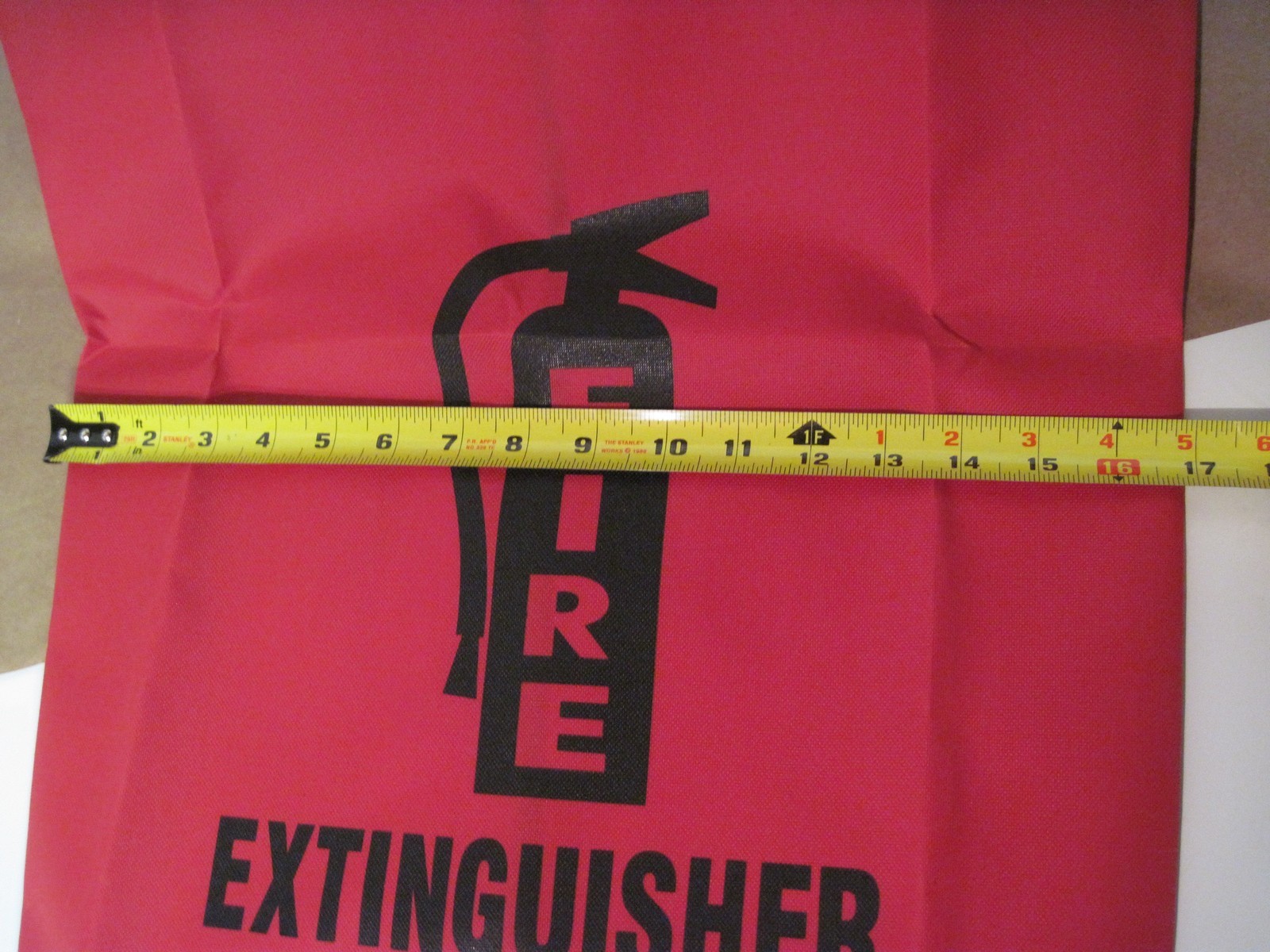 Brooks FEC9 Fire Extinguisher Cover “Keep Clear”, Large Size, Heavy Duty, NEW