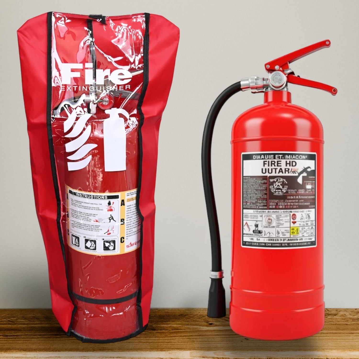 Fire Extinguisher Cover – Dust, Scratch Protective Cover – up to 20LBS