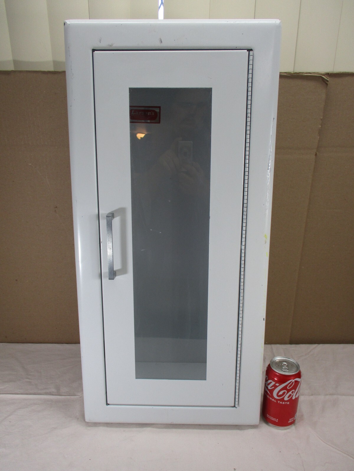Larsen’s Fire Extinguisher Cabinet Full Acrylic Rolled Edge Semi Recessed (B)