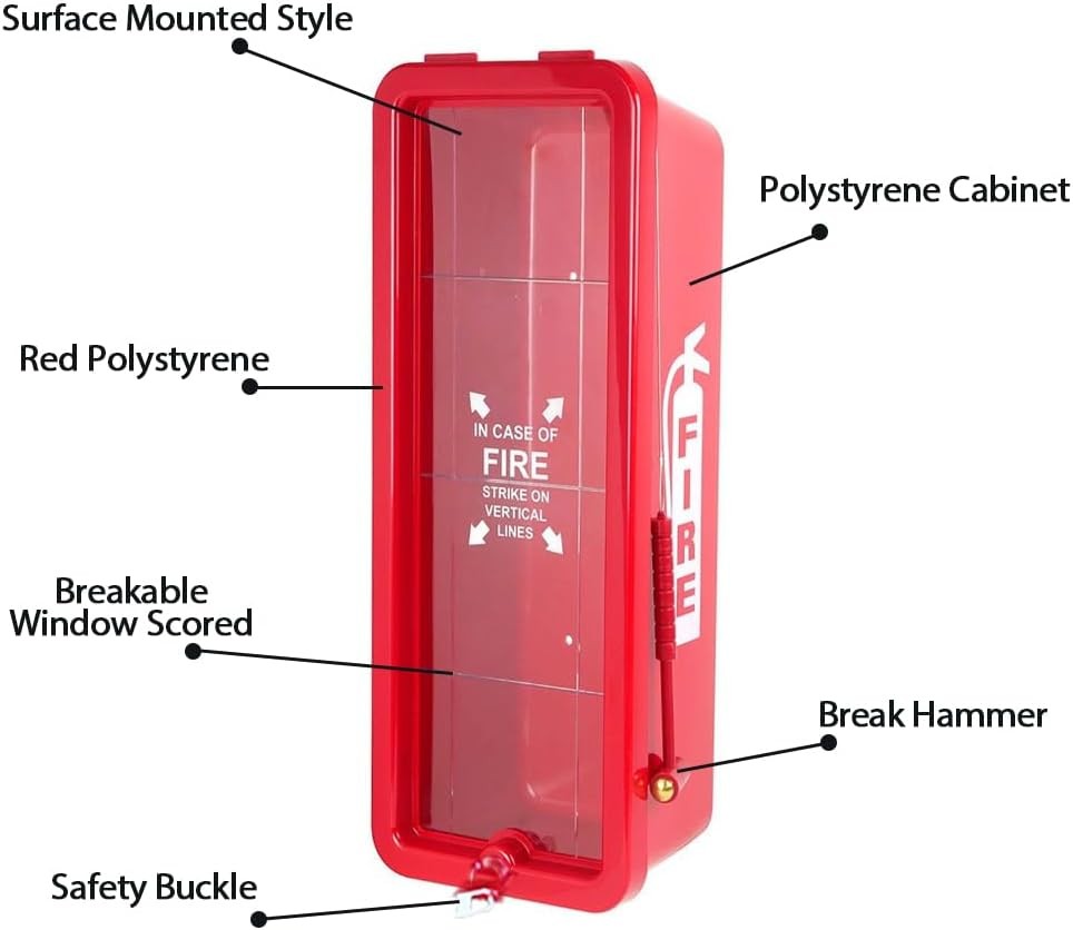 4Pcs Fire Extinguisher Cabinet FireStorage Box from Scuffs & Scratches Equipment