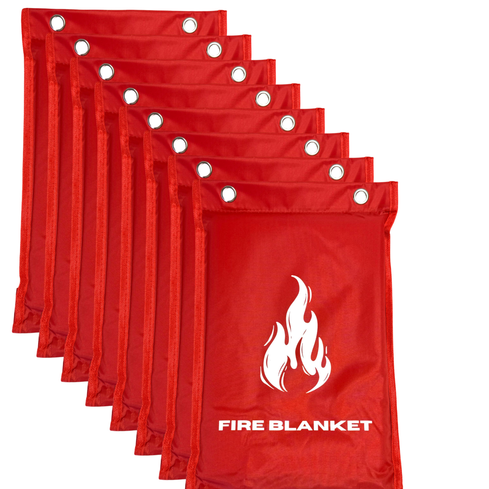 Motivpart Fire Blanket Emergency Survival Kit 2 Pack Size 39″x39″ Safety Blanket