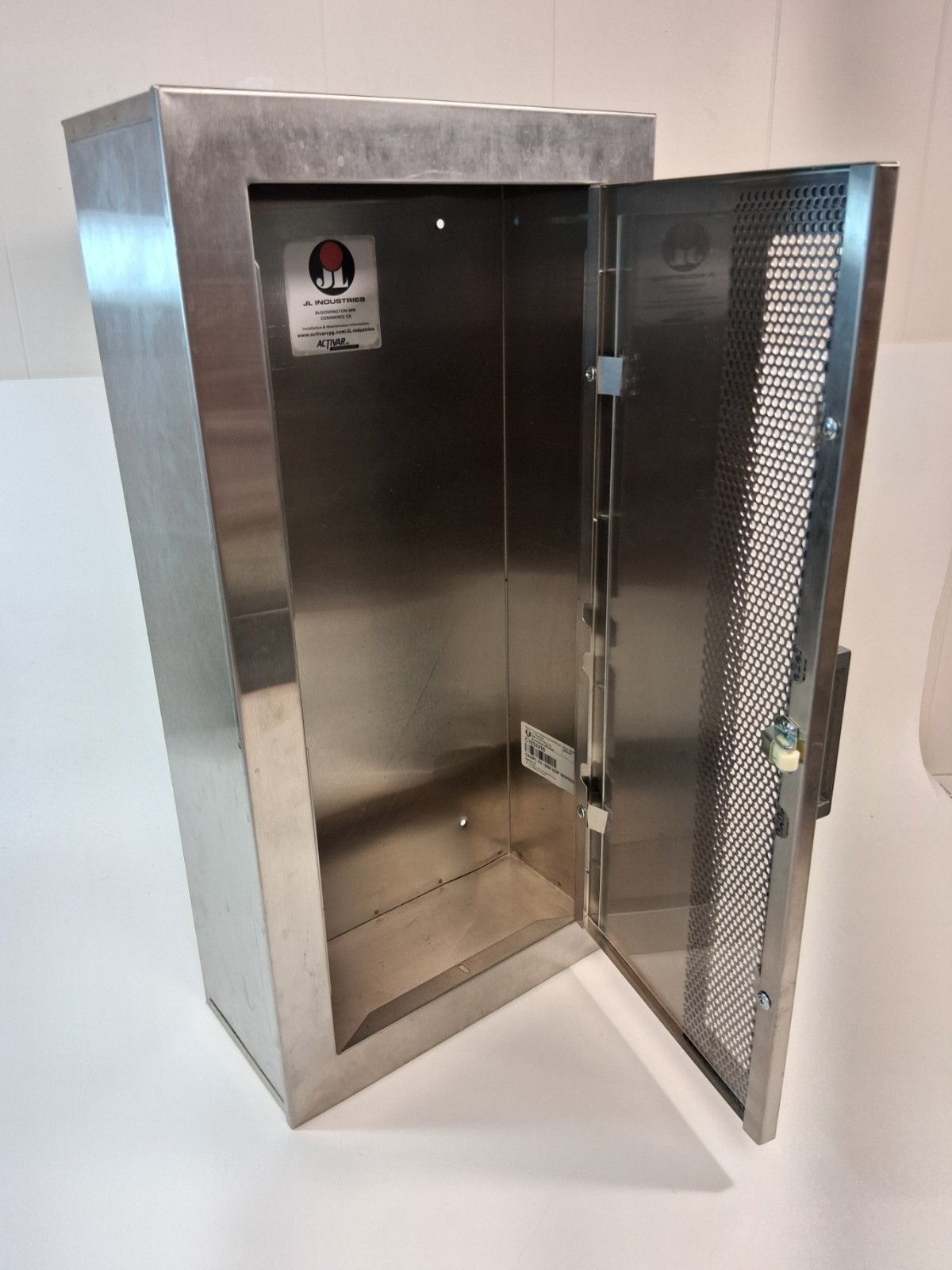 JL Industries C1033V10 Steel Fire Extinguisher Storage Cabinet wall case mount