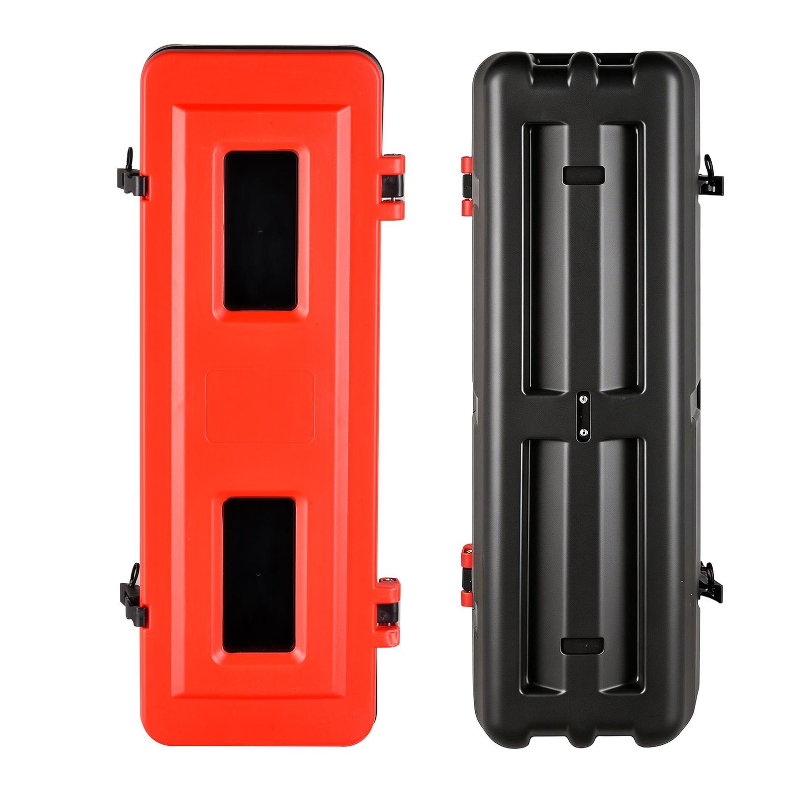 Sturdy Plastic 20 lb Fire Extinguisher Cabinet Box,-Resistant Weatherproo