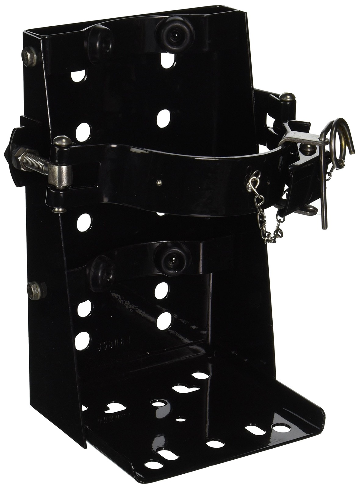 Metal Bracket for 5 lb Dry Chemical Fire Extinguisher with Quick Access Straps