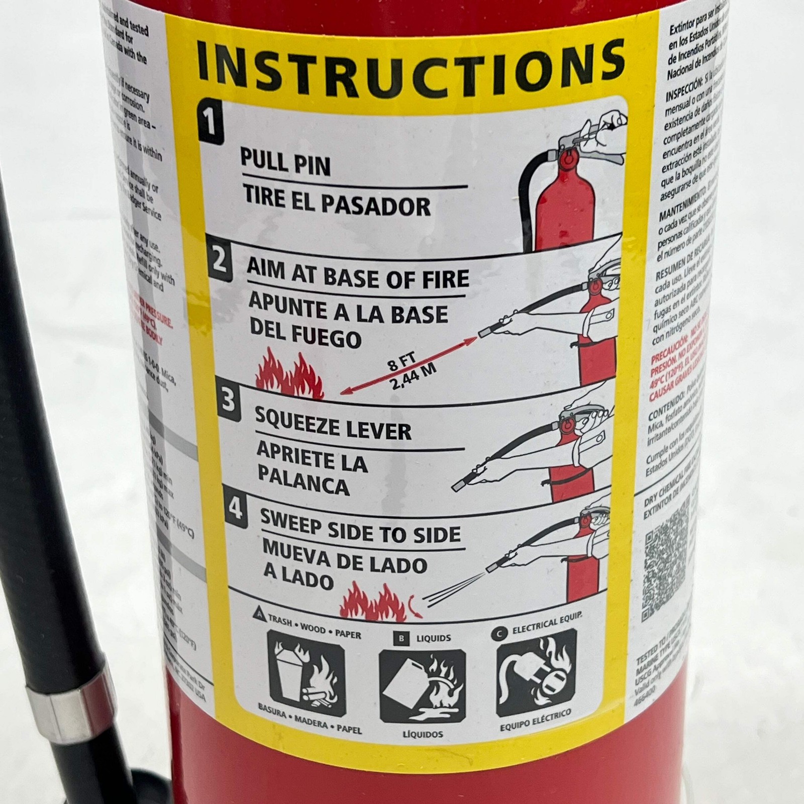BADGER FIRE PROTECTION Dry Chemical Portable Advance Fire Extinguisher 21007866