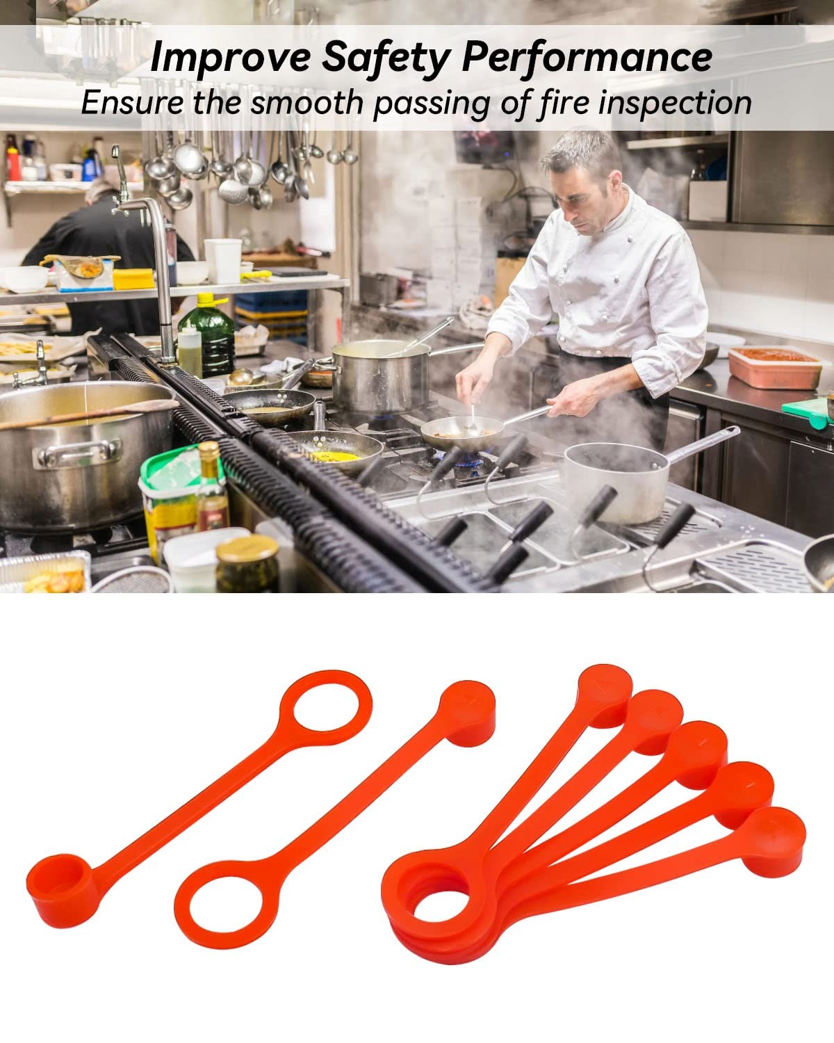 Rubber Blow Off Caps Fit for Ansul R102 Piranha Industrial Kitchen Fire Suppr…