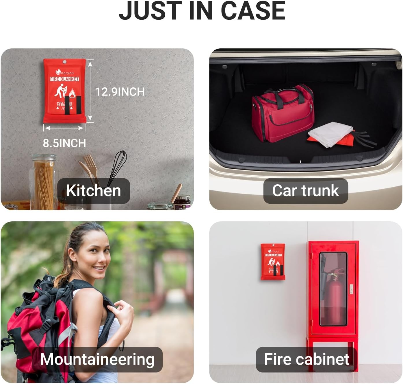 Emergency Fire Blanket Fire Extinguisher Blanket Fire Suppression Fabric Flame