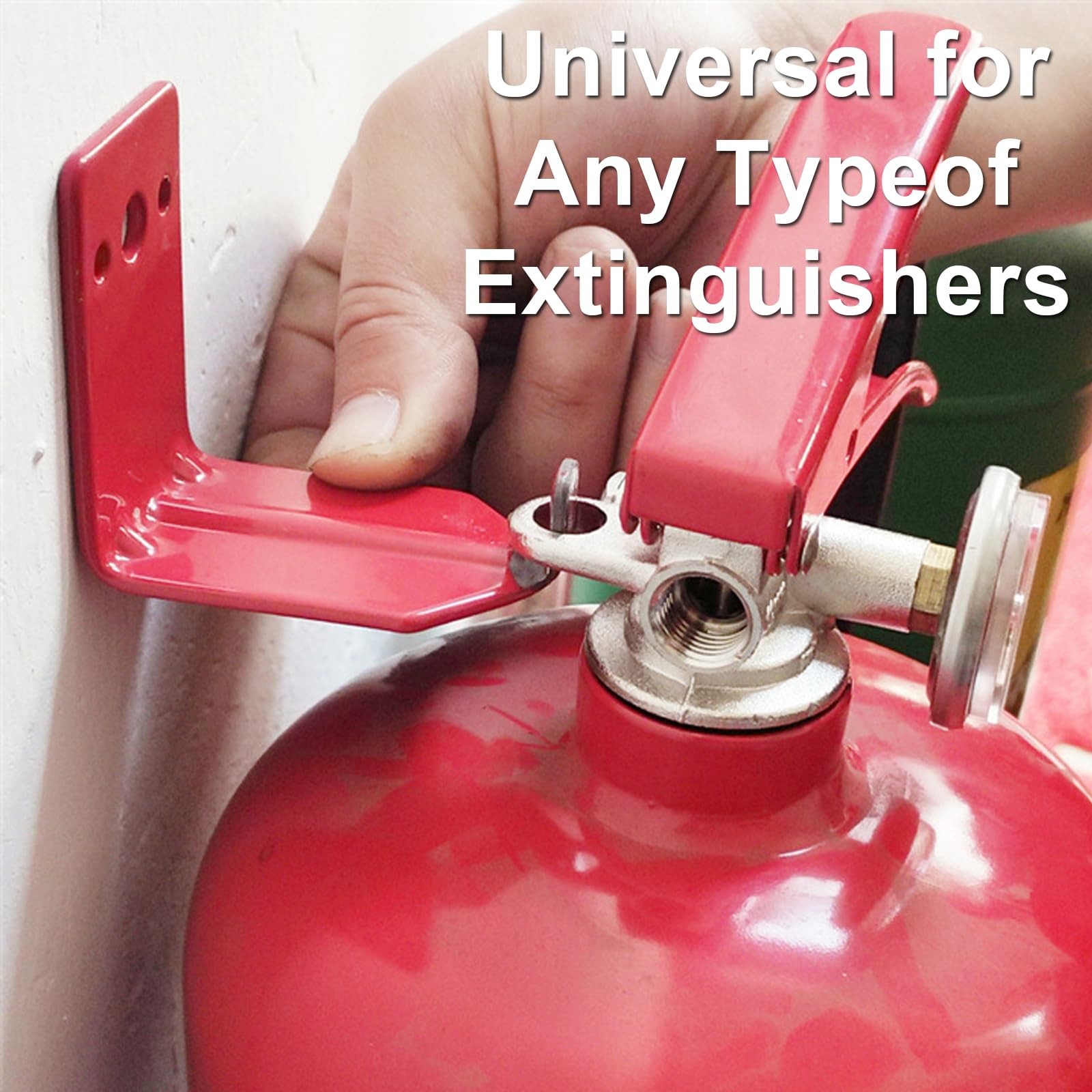 20 Pack Universal Fire Extinguisher Mount Bracket – Rust-Resistant Metal Wall…