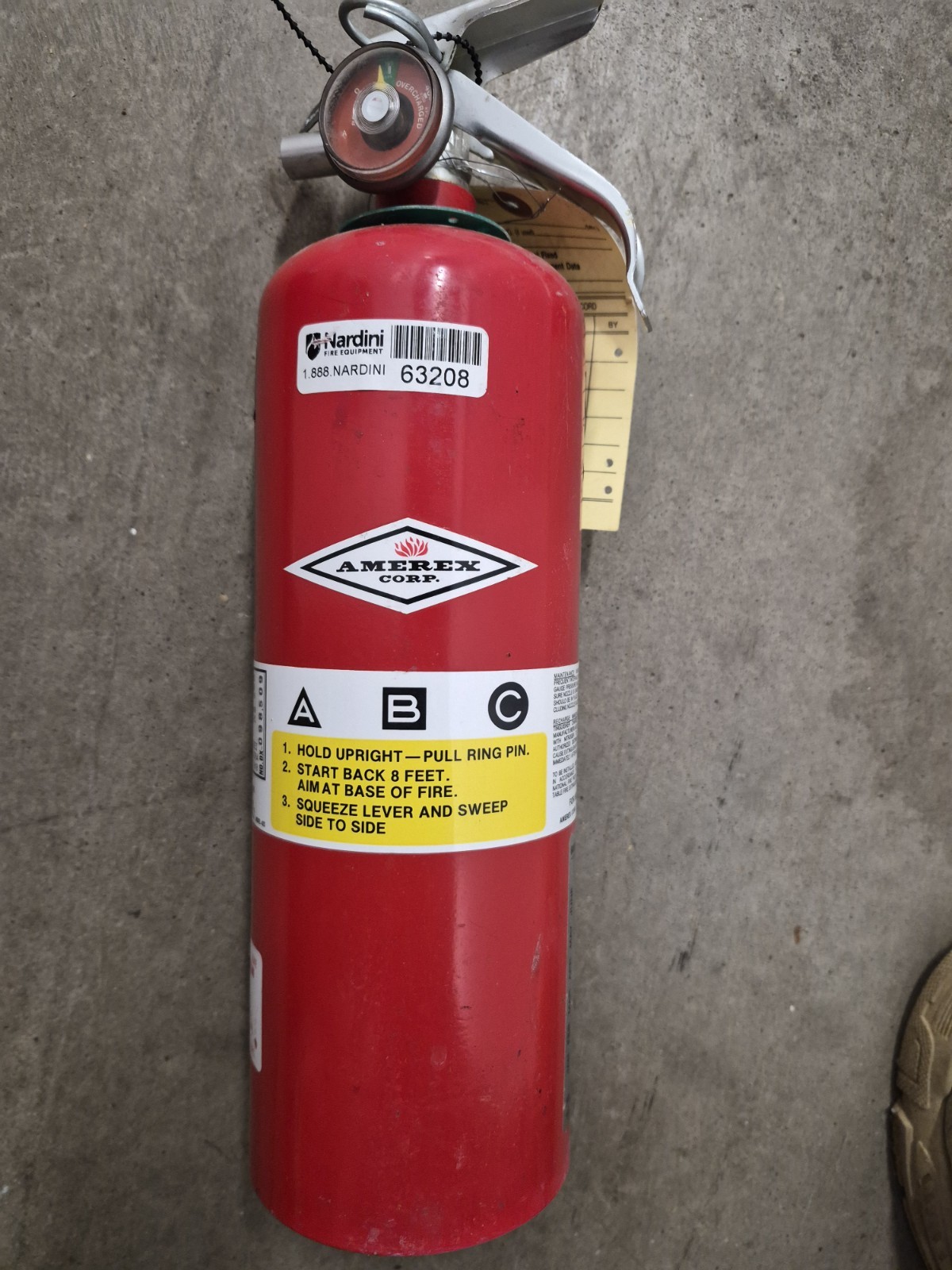 Amerex Model 425, VINTAGE 5lb ABC Dry Chem 🔥 Fire Extinguisher, Aluminum Valve