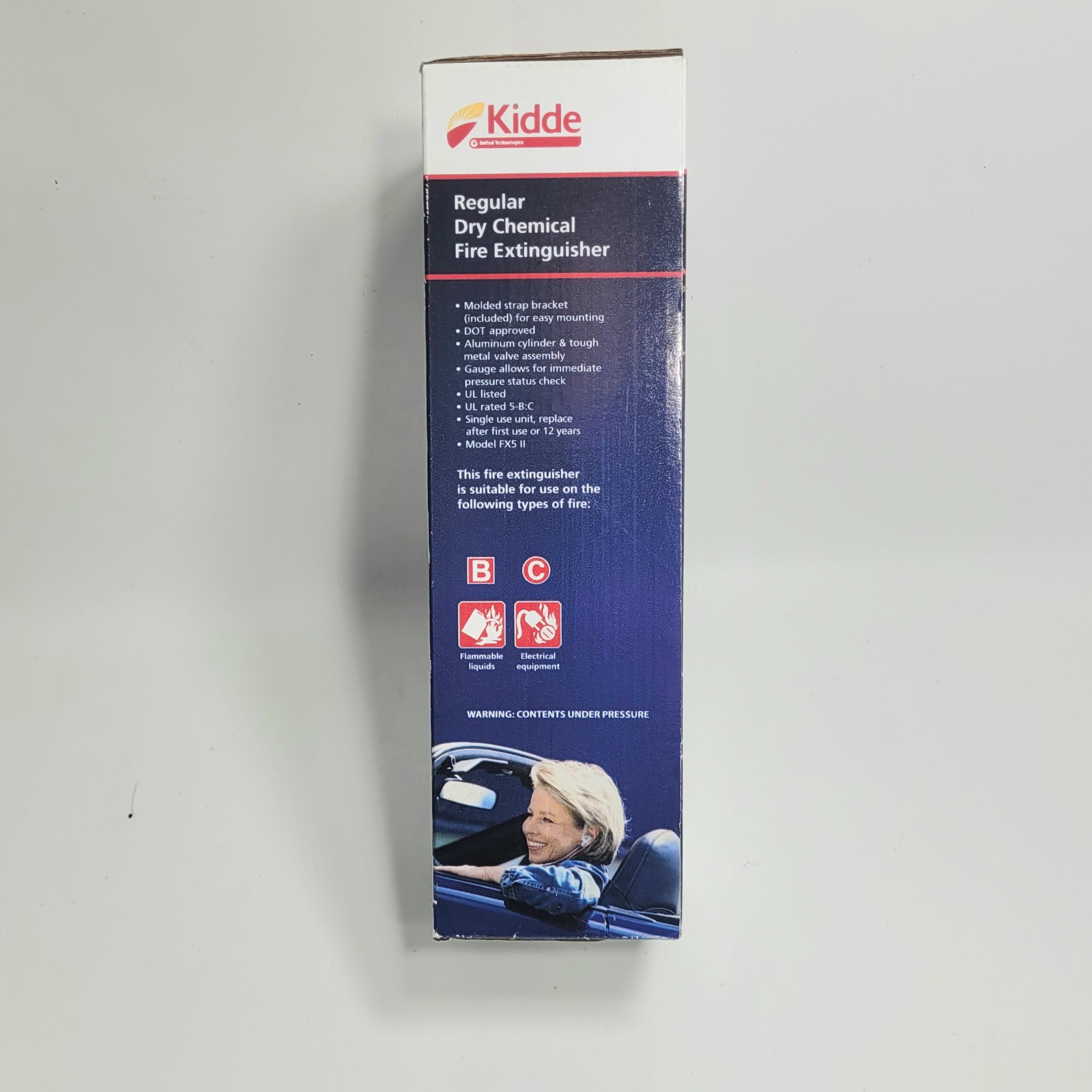 Kidde 408-21006287MTL Auto FX5 Fire Extinguisher Car Truck Racing