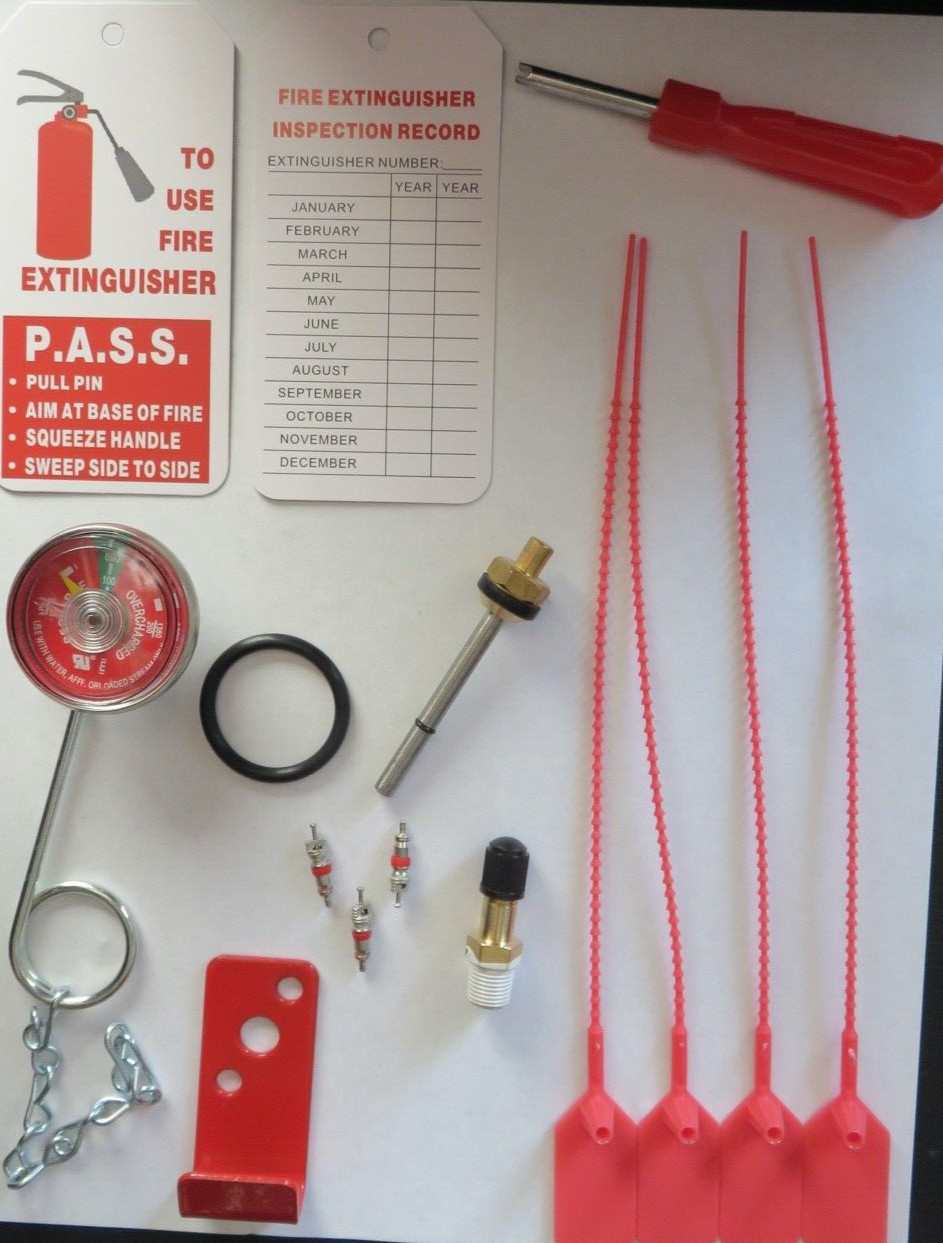 🔥REBUILD KIT ALL NEW PARTS FOR AMEREX 2 1/2 Gallon Water Fire Extinguisher 🔥🧯