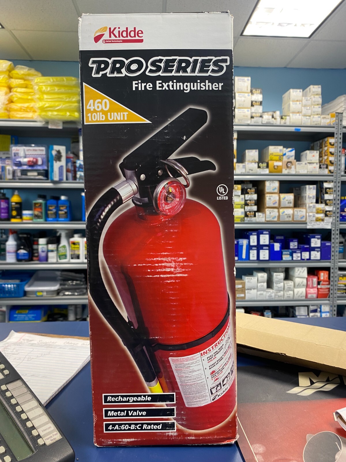 PRO-460 Kidde Pro Series Fire Extinguisher 460 10 lb. Unit