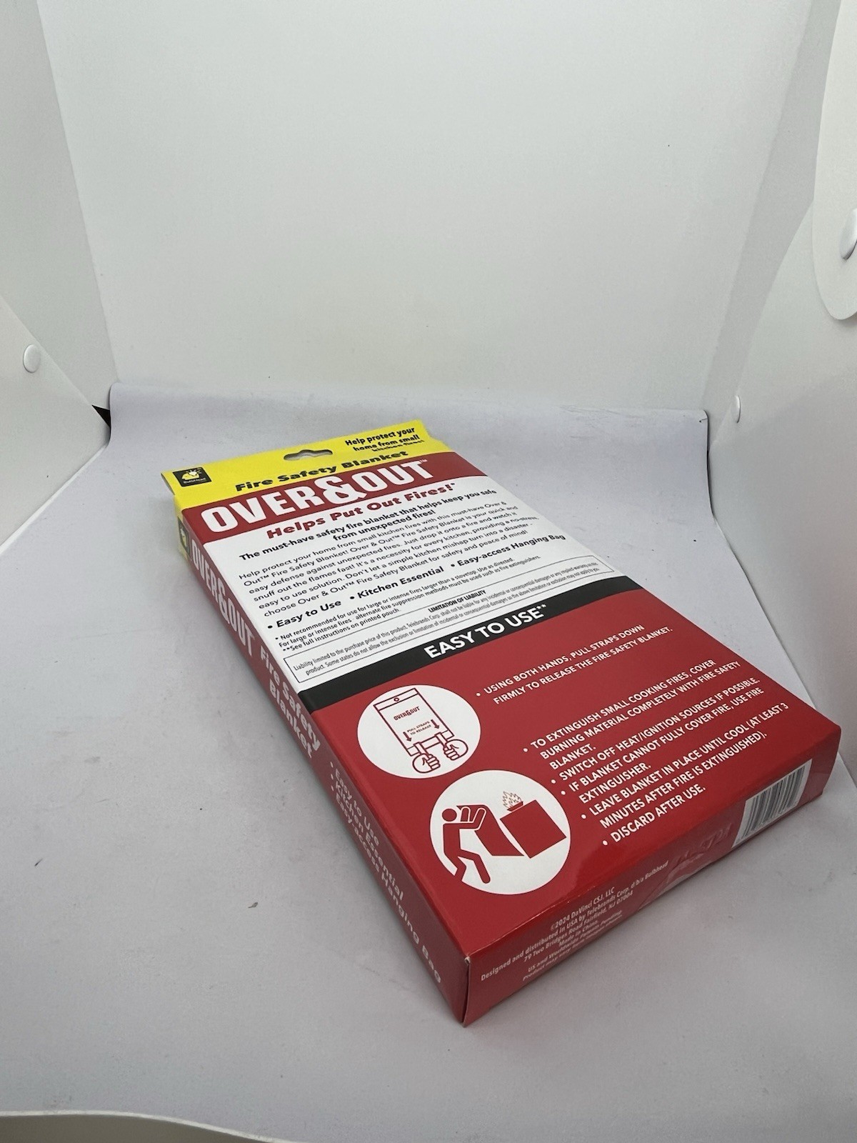 Fire Safety Blanket Over and Out (AS SEEN ON TV) 39.37″ x 38.18″