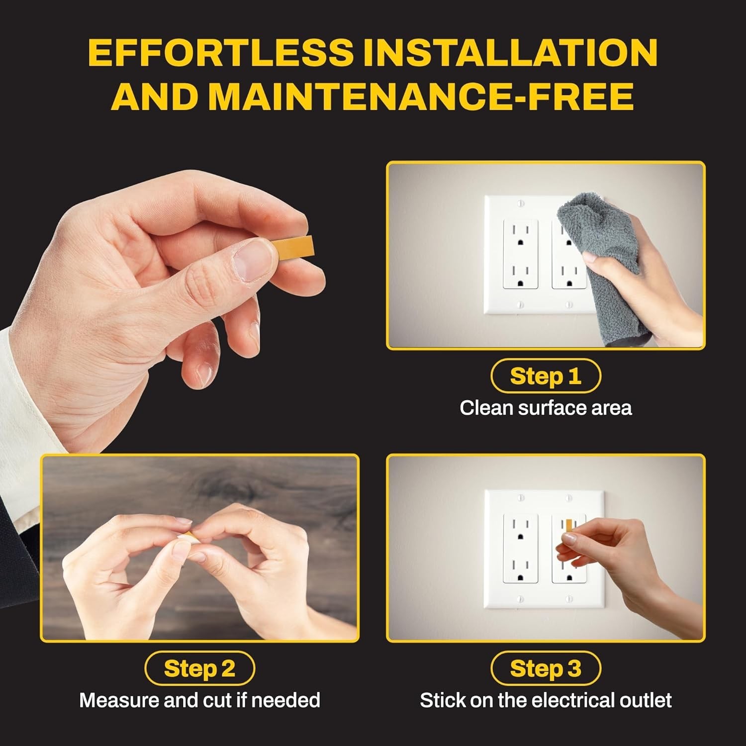 Fire Prevention Stickers Non-Conductive Fire Extinguisher for Outlets Power