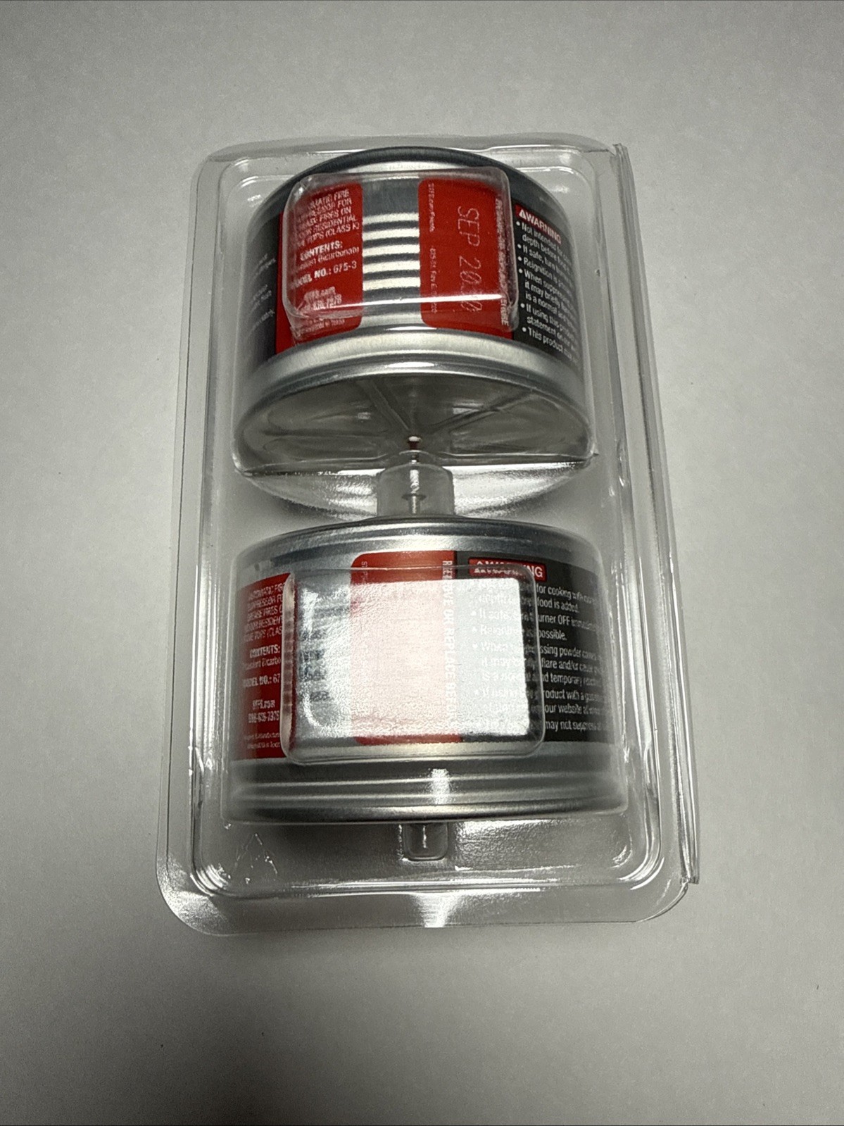 (2 Pack) Stovetop Firestop 675-3 Range Hood Fire Extinguisher EXP 09/2030 FO20
