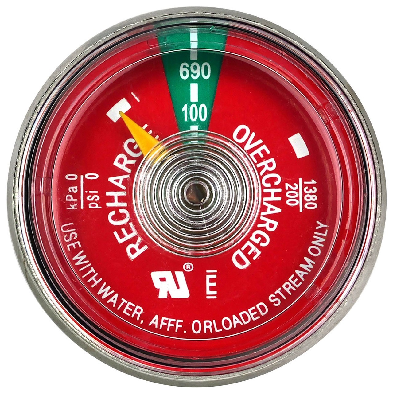 🎯 STRIKE FIRST WATER FIRE EXTINGUISHER 100 PSI REPLACEMENT GAUGE NEW