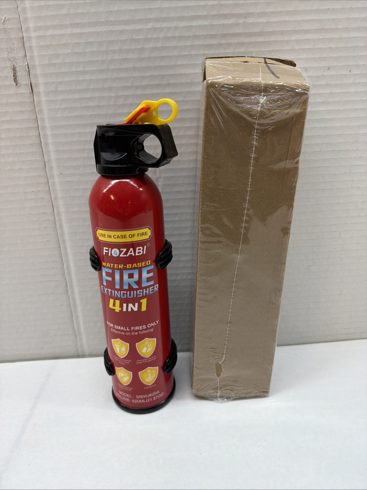 Small Portable Fire Extinguisher Home and Kitchen 21Oz Each 1-Pack Water-Based