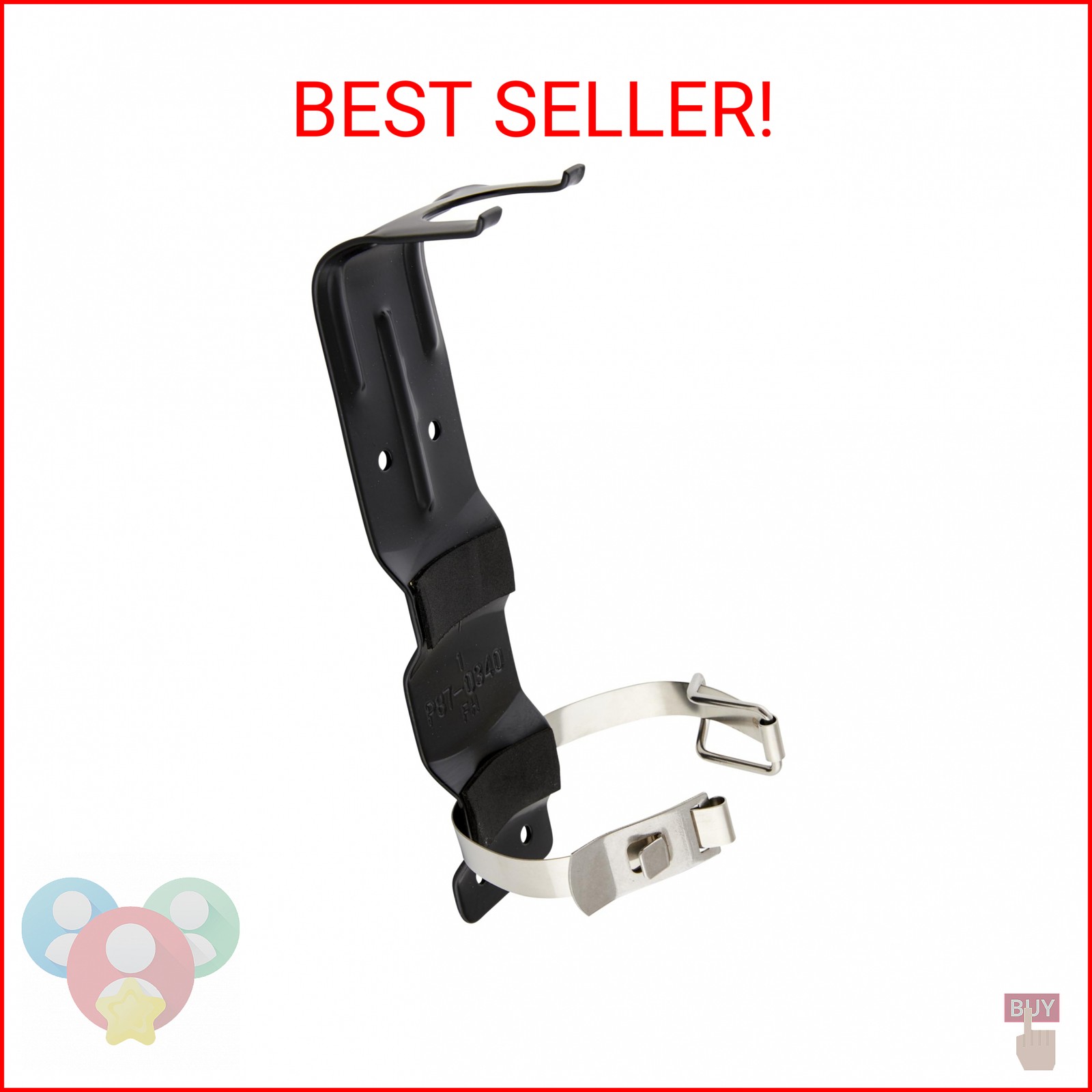 FIRST ALERT BRACKET2 Replacement Fire Extinguisher Bracket,Black