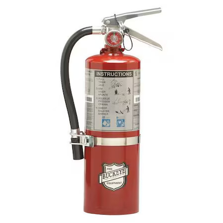 Buckeye Fire Equipment 13514 Fire Extinguisher, 5.5 Lb Capacity, Class Bc , Ul
