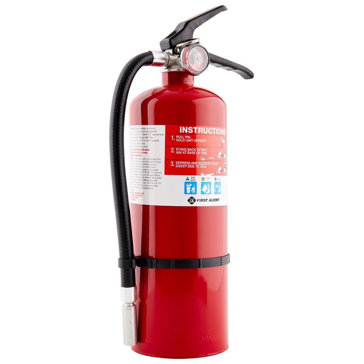 Fire Extinguisher 5 lb. 2-Pack , Home, Rechargeable, 2-A:10-B:C, First Alert NEW