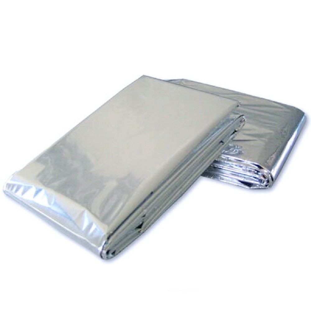 Emergency Solar Blanket Survival Safety Insulating Mylar Thermal Heat – One I…