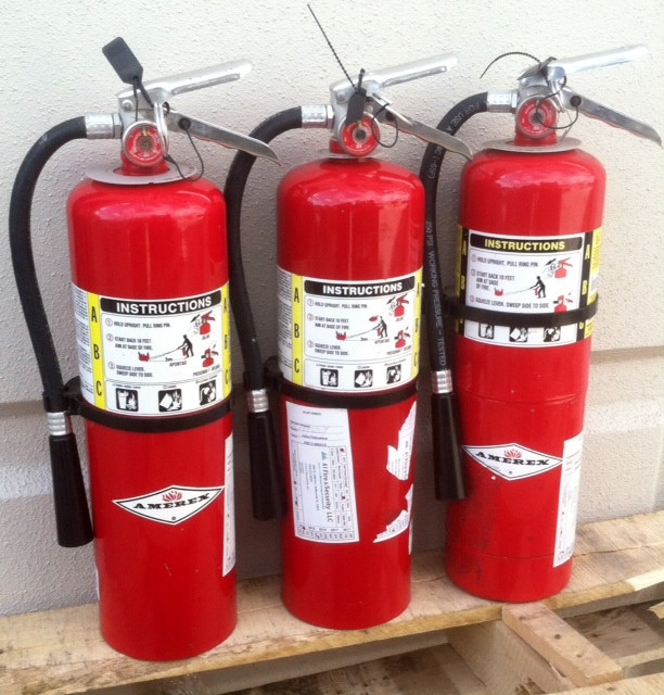 Amerex fire extinguisher fully charged (Need Recertification for business use )