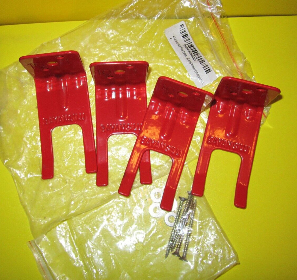 4 Pack Universal Fire Extinguisher Bracket Fire Extinguisher Mounts & Bracket…