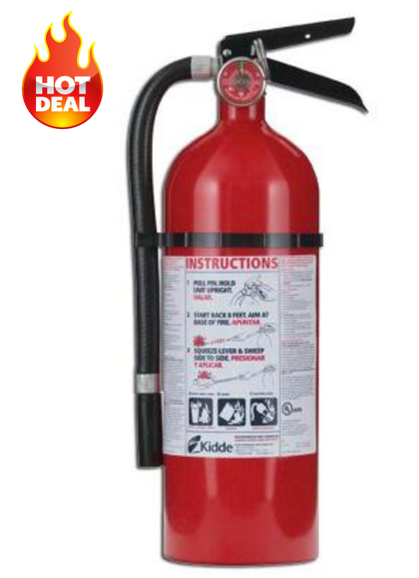 New Kidde PRO 210 2A:10B:C Fire Extinguisher Home Industrial
