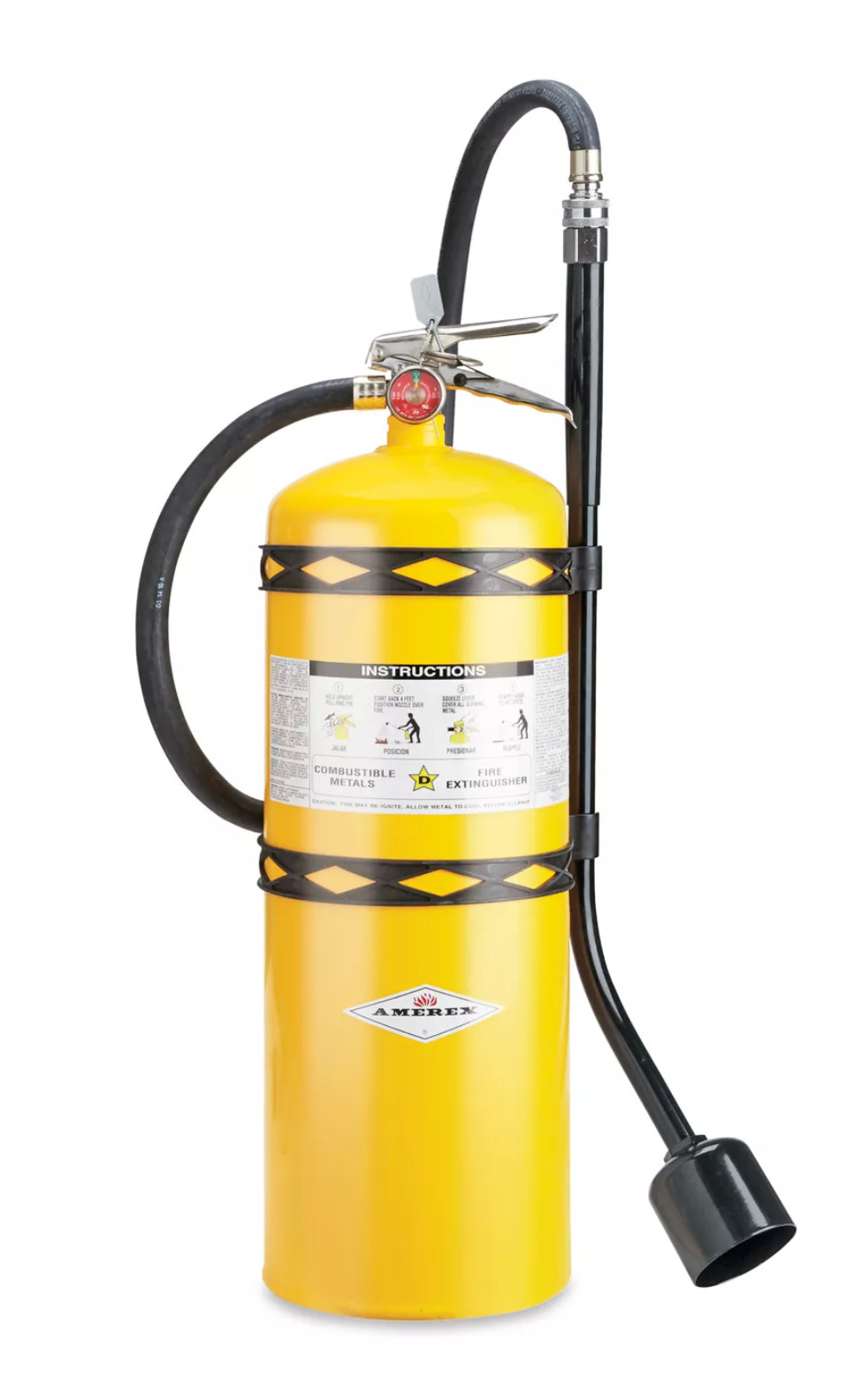 Class D Fire Extinguisher Yellow Sodium Chloride Powder – 30 lb – Uline S-25948