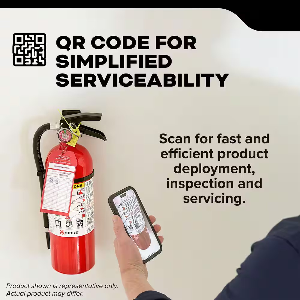Pro plus Rechargeable 6-A:120-B:C Class ABC 20 Lb. Fire Extinguisher 21033506