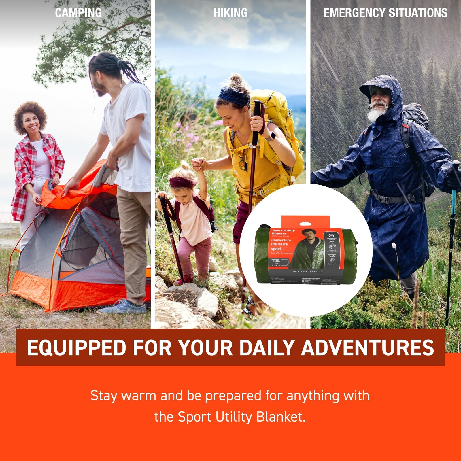 S.O.L. Survive Outdoors Longer SOL Sport Utility Blanket – Green